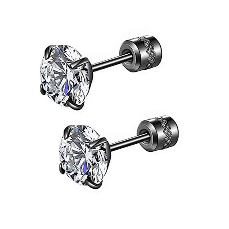 

Темперамент Простой Несколько проколов ушей Мужчины и Женщины Антиаллергенный Пирсинг хряща уха Маленький Сотня с Серьгами White Zirconia 1 pair