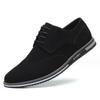 Fashion High Quality Brand Suede Leather Men Shoes Fashion Men Oxford Shoes Comfortable Formal Shoes For Men Sneakers Male Flat Footwear