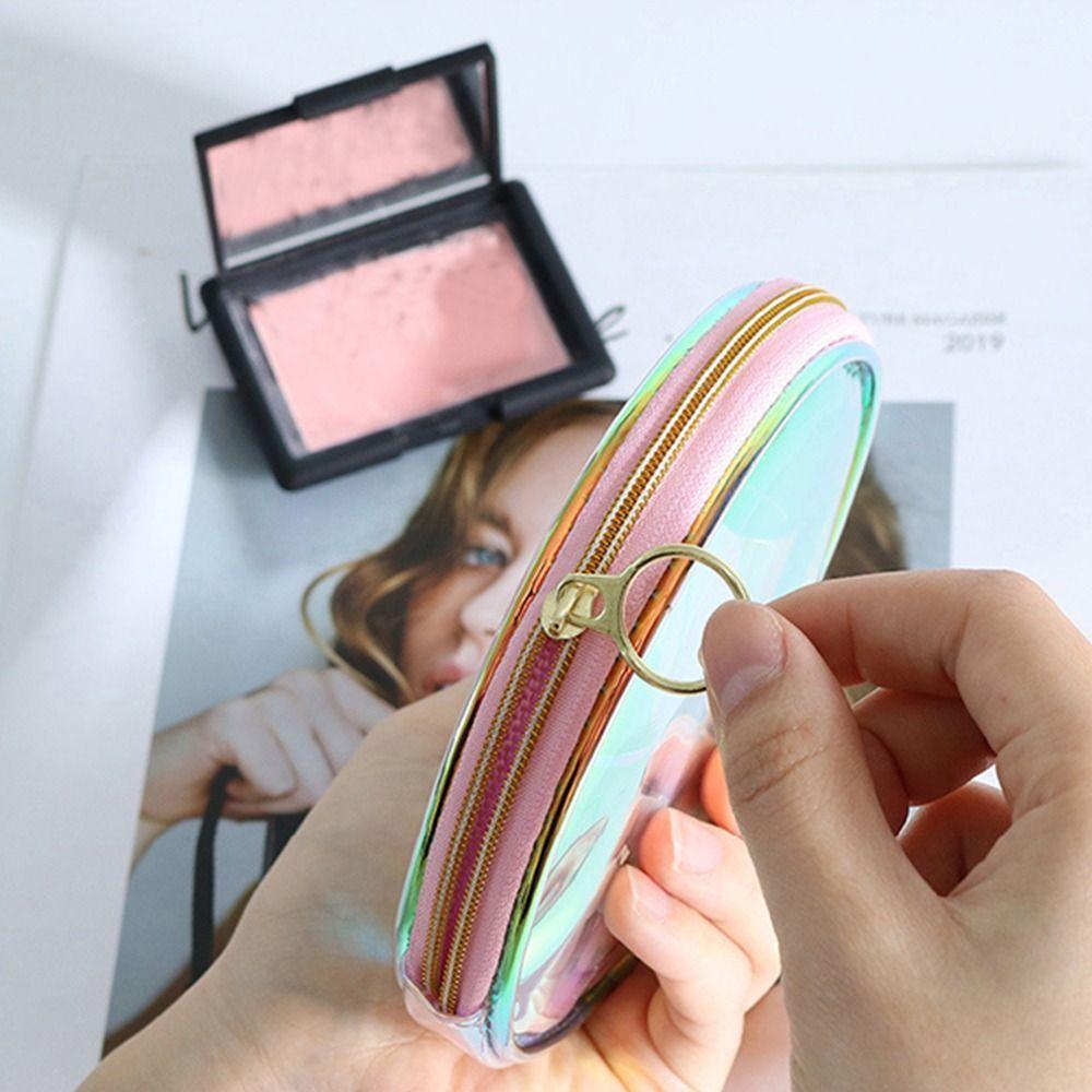 Colorful Transparent Storage Bag Multipurpose Cosmetic Handbag Toiletry Bags  Travel Outdoor