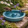 Ceramic Bird Waterer with a Duck
