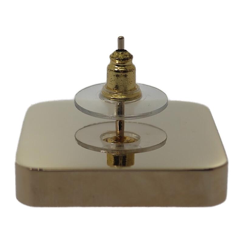 CHANEL AB9777 Pierce gold metal Women