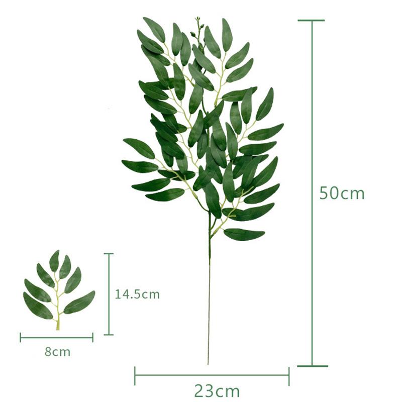 

10PCS Artificial Plants Italian Ruscus Greenery Stems Spring Faux Shrub Bushes Green Leaves for Wedding Arch Bouquet Home Decor 10PCS зелёный