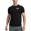 New FILA Fitness T Shirts Men's Pitch Black BK A11M531116F-BK