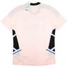 Adidas Manchester United Player Edition Logo Print Training Sports Short Sleeve Football Shirt Unisex Tops Ice-Pink HT4285
