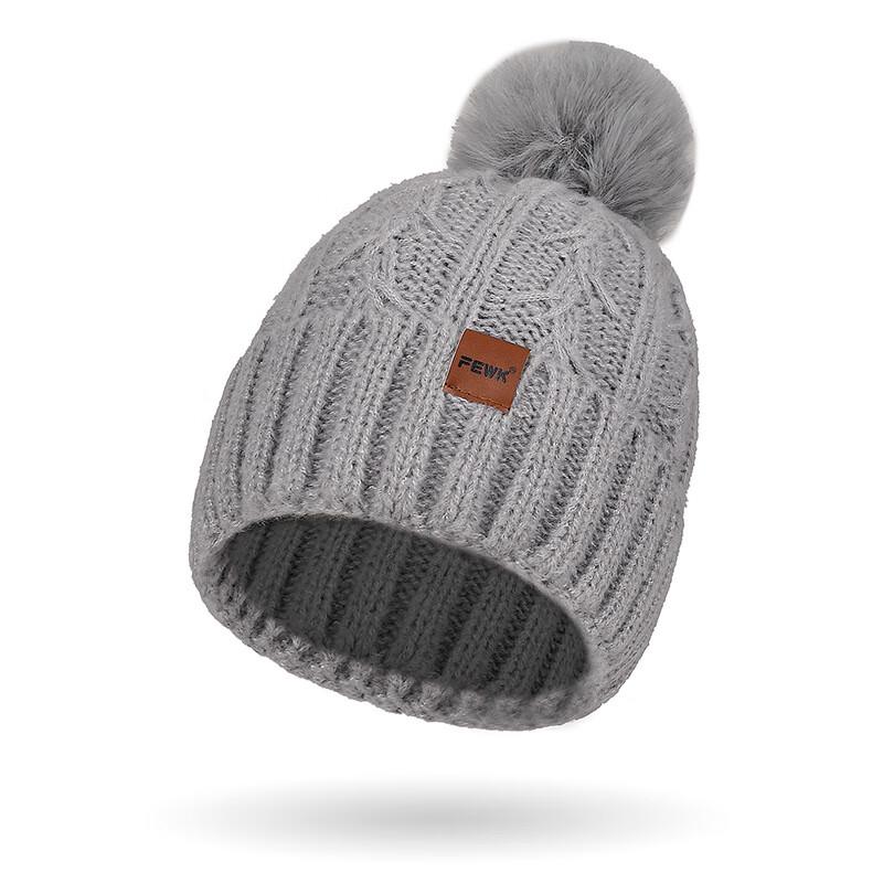 

Женская зимняя вязаная шапка с шарфом One Size