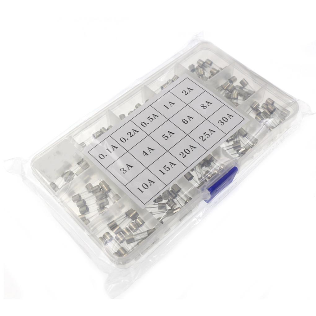 

150 Pieces/set Fuse 15 Kinds Electronic Self-melting Fuses Kit Overcurrent Protection Accessories Replacing Parts