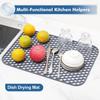 Kitchen Sink Silicone Protector Silicone Kitchen Sink Protector Mats Heat Resistant Hot Cookware Pad Dish Drying Rack For Soup