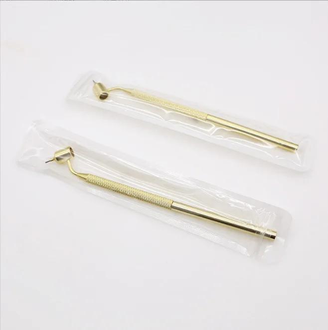 Detailing Fine Line Fluid Writer Paint Applicator Pen,Gold Construction Slanting Tip Perfect for Rock Chips and Scratch Repair