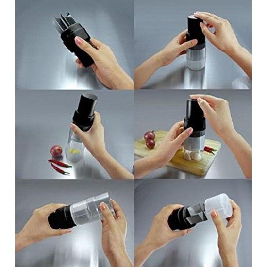 Just press chop finely Pre-cut Chopper H0005