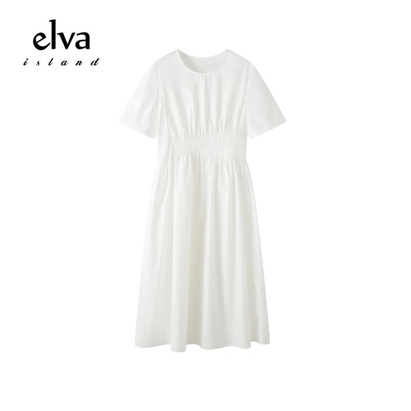 

Elva Island Women s Short Sleeve Midi Dress L