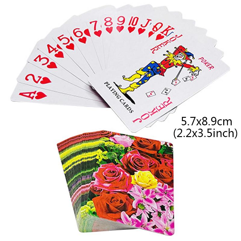 

Игральные карты с перцем, настольные игры, детские игрушки, покер, синий, красный, цветок пиона, детская игрушка, колода, набор карточных игр, кнопка-ракушка