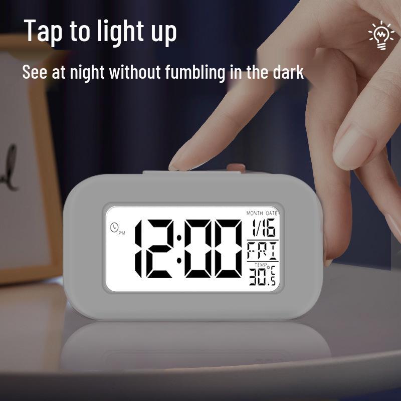 Compact Student Alarm Clock with Loud Alarm for Dorm or Desk