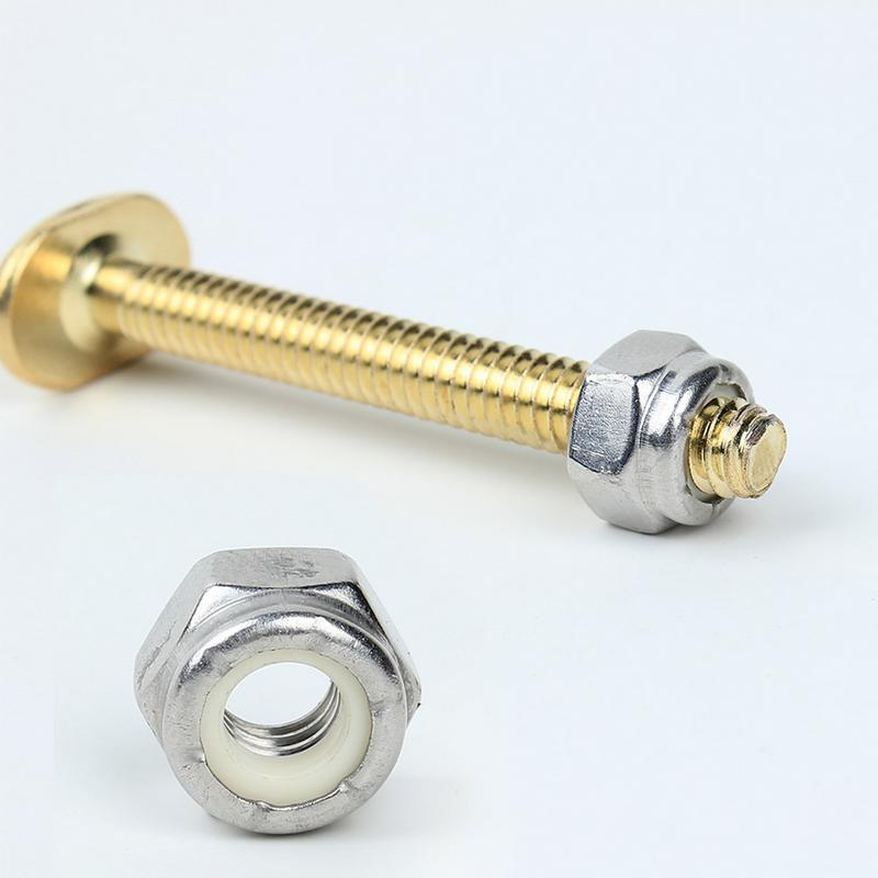 Toilet Floor Bolts Set Durable Multipurpose Toilet Bolt Cover Set Wear-Resistant Toilet Floor Bolts Caps Set Toilet Accessories China Mainland