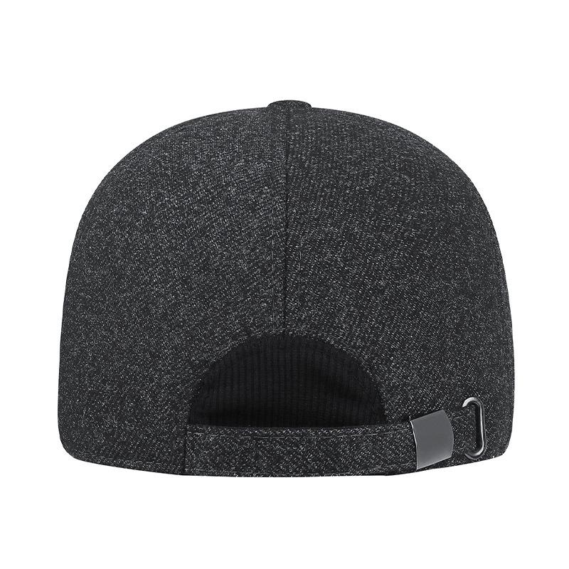NORTHWOOD Winter Men's Baseball Caps with Plush Thick Ear Protection Outdoor Sports Woolen Warm Cotton Baseball Hats