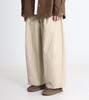 Beoteunseoul Pintuck Wide Balloon Chino Pants (Beige)