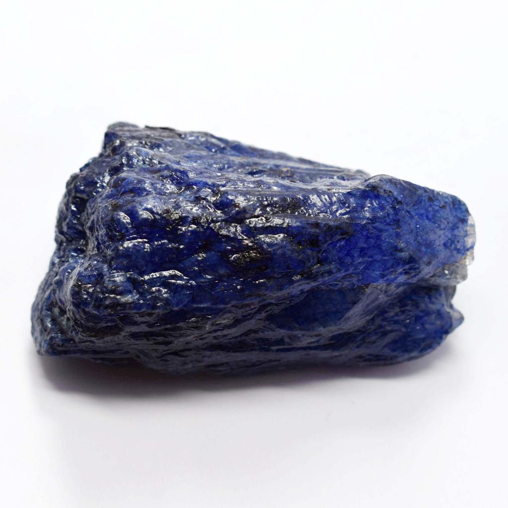 Natural Sapphire Blue Rough Uncut Huge Size 62.55 Ct CERTIFIED Loose Gemstone AM-66