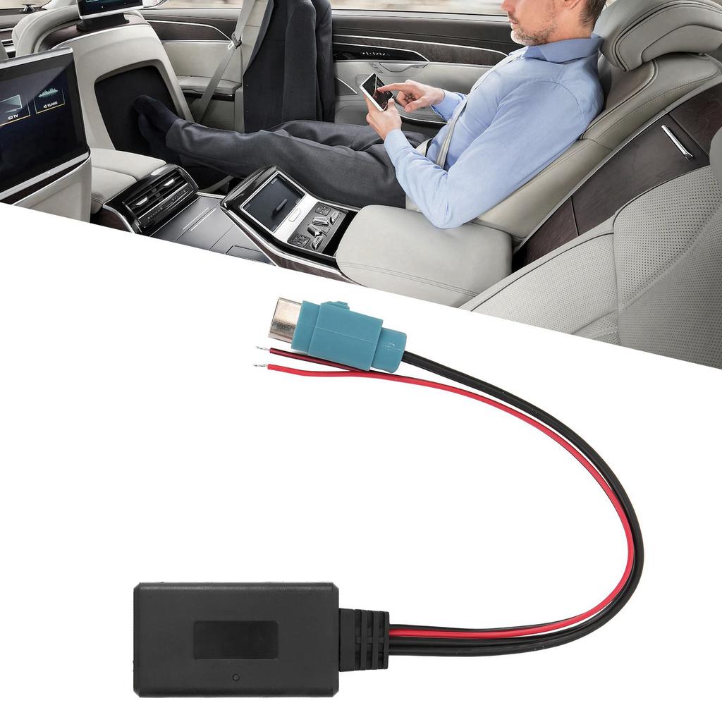 Car Bluetooth Module AUXIN Cable Wireless Audio Adapter Replacement for Alpine IDAX001 IVA205R