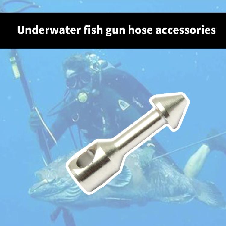 2Pcs Portable Fishing Tackle Spearfishing Insert Diver Speargun Band Diver Spearfishing Wishbone Nails Stainless Steel