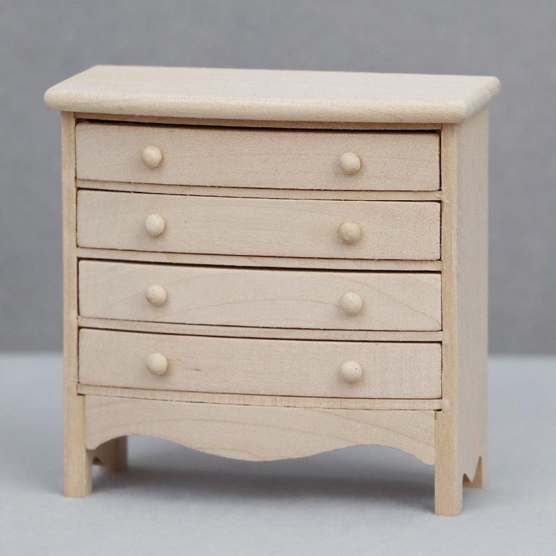 1:12 Puppenhaus Schlafzimmermöbel Puppenhaus Miniatur Nachttisch Serie Lagerschrank Schubladen Modell Dekor Spielzeug Zubehör