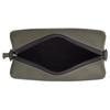 Coach Axel 21 Logo Zip Closure Smooth Calfskin Shoulder Crossbody Bag Small Men Bags Gunmetal Military-Green CV530-QBMGR