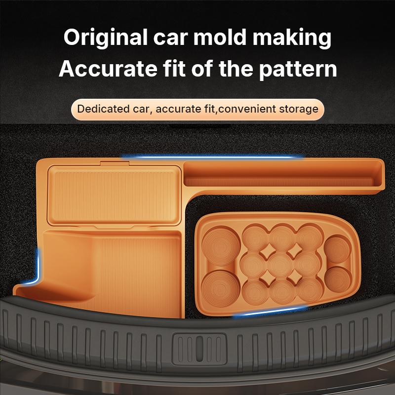 For Xiaomi Yu7 2025 2026 Trunk Storage Box Tail Box Leveling Organizer Interior Modification Special-Fit Interior Accessories