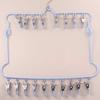 Folding Stainless Steel Clothespin Portable Laundry Hanger Windproof Drying Rack  Travel