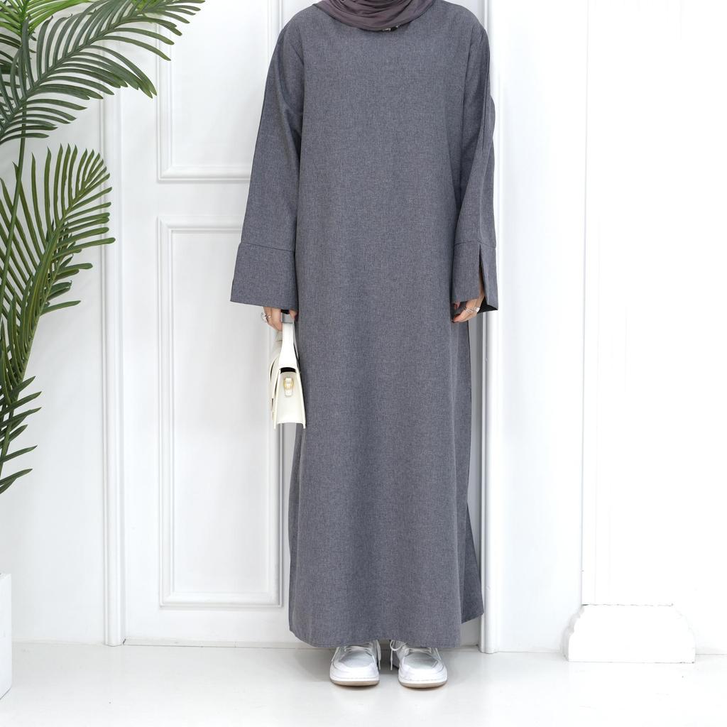 Elegant Plus Size Loose Dress Robe - 2024 Collection for Middle East and Turkey