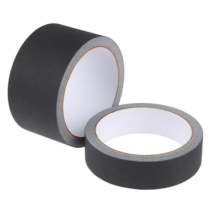 Black Gaffer Tape No Residue Non-Reflective Easy Tear Book Repair Tape Matte