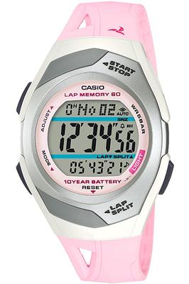 Watch Casio Collection Sports Wrap Split Compatible Stopwatch Pink [Casio] STR-300J-4JH Men's