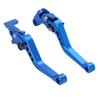 Nakira Uniwersalna Dźwignia Hamulca Dźwignie Sprzęgła Monkey 125 Grom NS-1 CBR400R CB400F z 6-stopniową Regulacją (niebieski)