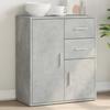 VidaXL Buffet, Sideboard with Drawers and Doors, Storage Furniture Living Room Dining Room Interior, Modern, Grey 840481