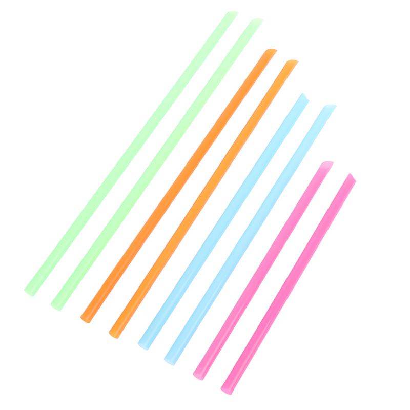 100 ks barevná plastová mini koktejlová brčka pro potřeby na oslavu drinků