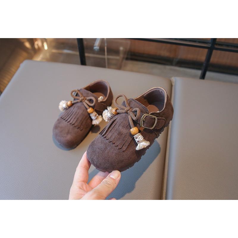 Girls' Fringe Casual Shoes | Versatile Children's Footwear for Toddlers Casual Kids Shoes Elegant Girls Shoes
