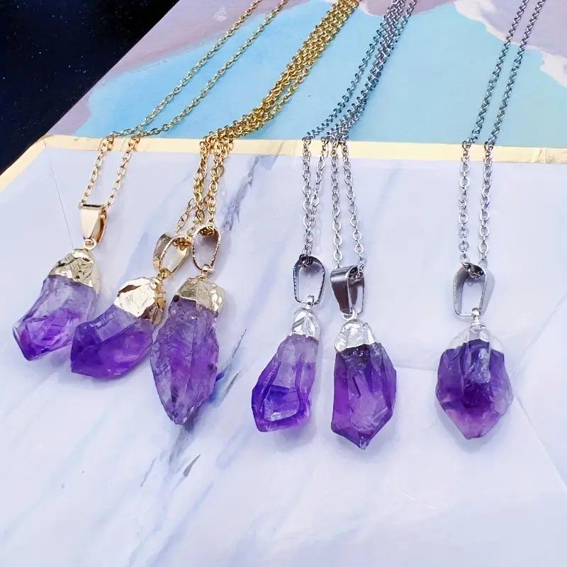 Doğal Brezilya sitrini ham taş kolye ucu, sitrin altın kaplama kolye ucu, kolye ucu, tedarik, kolye süsü.