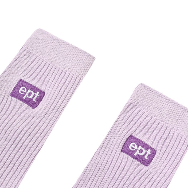 EPT BOX LOGO SOCKS (PURPLE)