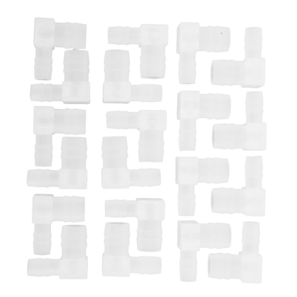 20 stk Akvarieslangeadapterfittings Profesjonell Sikker 90 Graders Albue L-kobling for Akvarium