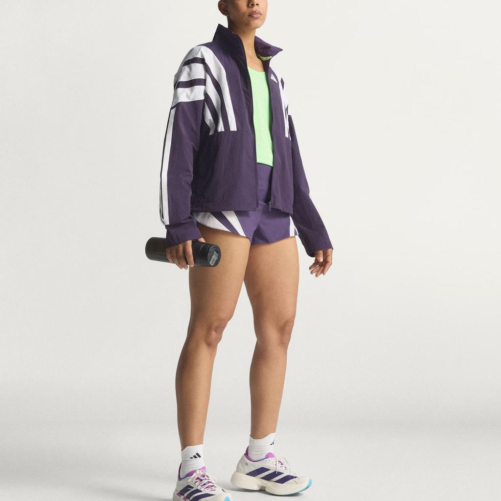 adidas Adizero Logo Zip Running Long Sleeve Jacket Women Jackets JY6994
