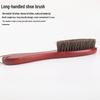 Horsehair Shoe Brush with Handle – Hangable Dust Removal Care Tool, Customizable with Logo.