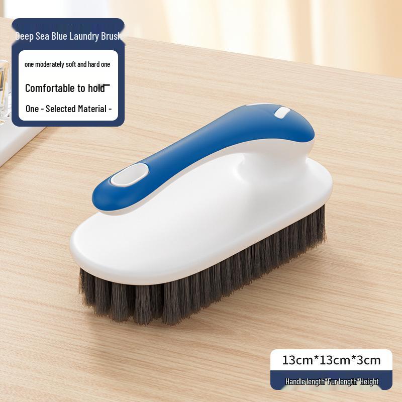 Shoe & Clothing Cleaning Brush - Long Handle, Soft Bristles, Multi-Functional, Gentle on Shoes & Clothes