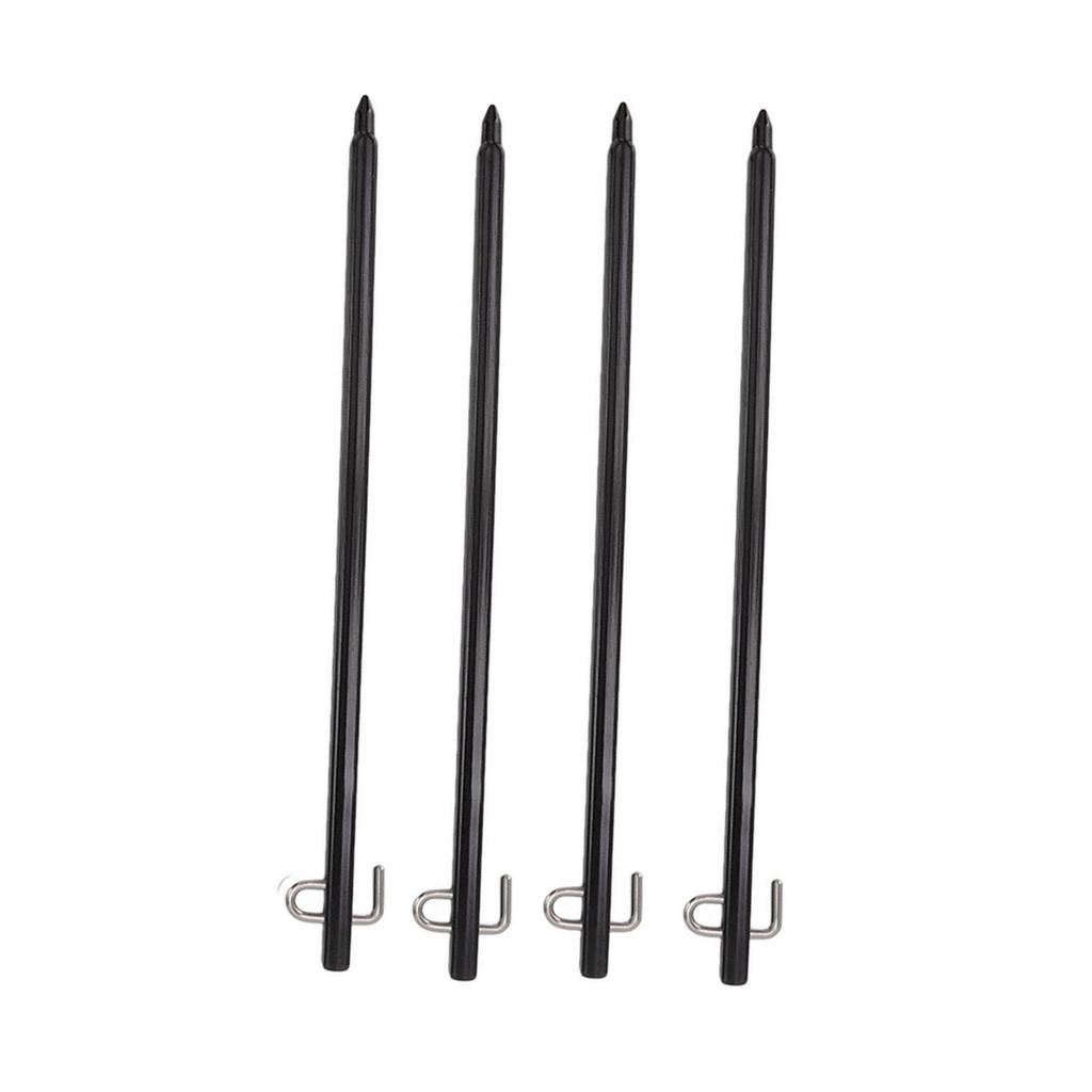 4Pcs Tent Stake Camping Peg Aluminium Alloy High Strength Spike Set Kit for Outdoor