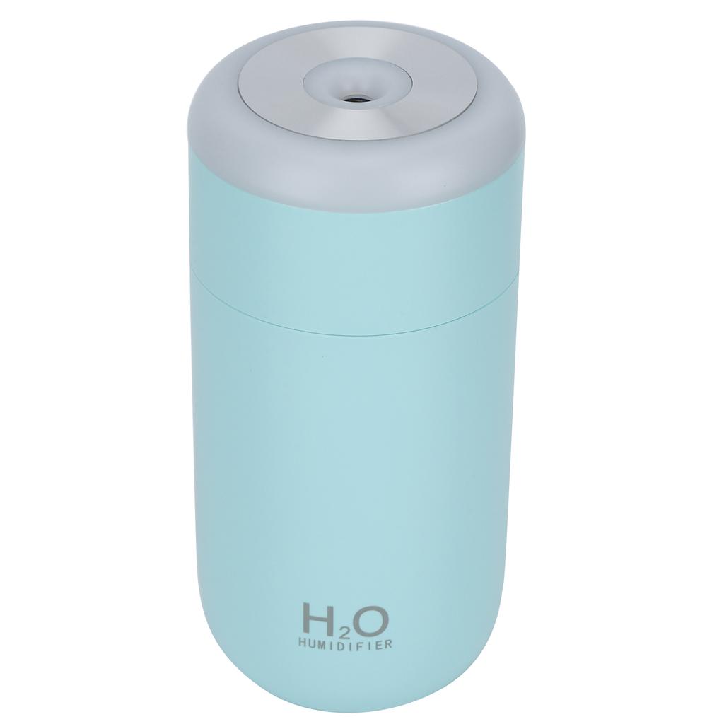 350ml Mini Portable USB Powered Nano Humidifier Diffuser with 7 Colors Light Timing Power OffBlue