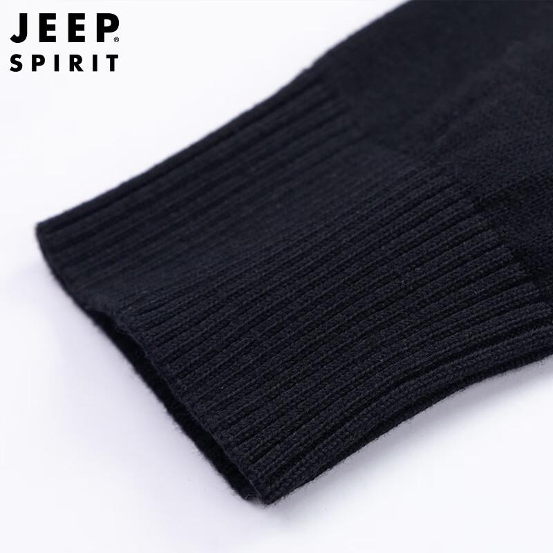 JEEP SPIRIT Men's Full-Zip Knit Cardigan