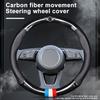 Car Steering Wheel Cover Breathable Anti Slip PU Leather Steering Cover For BMW Mini Cooper F54 F55 F56 R56 R60 SONE Roadster Clubman Coupe