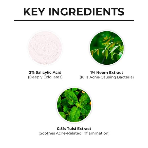 Dr. Sheth's Neem & Salicylic Acid Foaming Face Wash 100 Ml Pack Of 1 For Acne Prone Skin