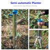 Stainless Steel Manual Seedling Planter Long Handled Bulb Vegetable Planter Tools Agricultural Seeder Sapling Transplant Planter
