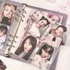 A5 Macaron Farbe Pu Leder Aktenordner Pocards Süßes Tagebuch Agenda Budget Hülle Idol Kpop Po Album Karten Sammelbuch Schreibwaren Qualität