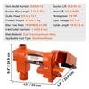 Fuel Transfer Pump, 12V DC 16 GPM 1/4 HP, Gasoline Extractor Pump with Automatic Nozzle, Discharge Hose & Suction Pipe for Gasoline, Diesel, Kerosene,