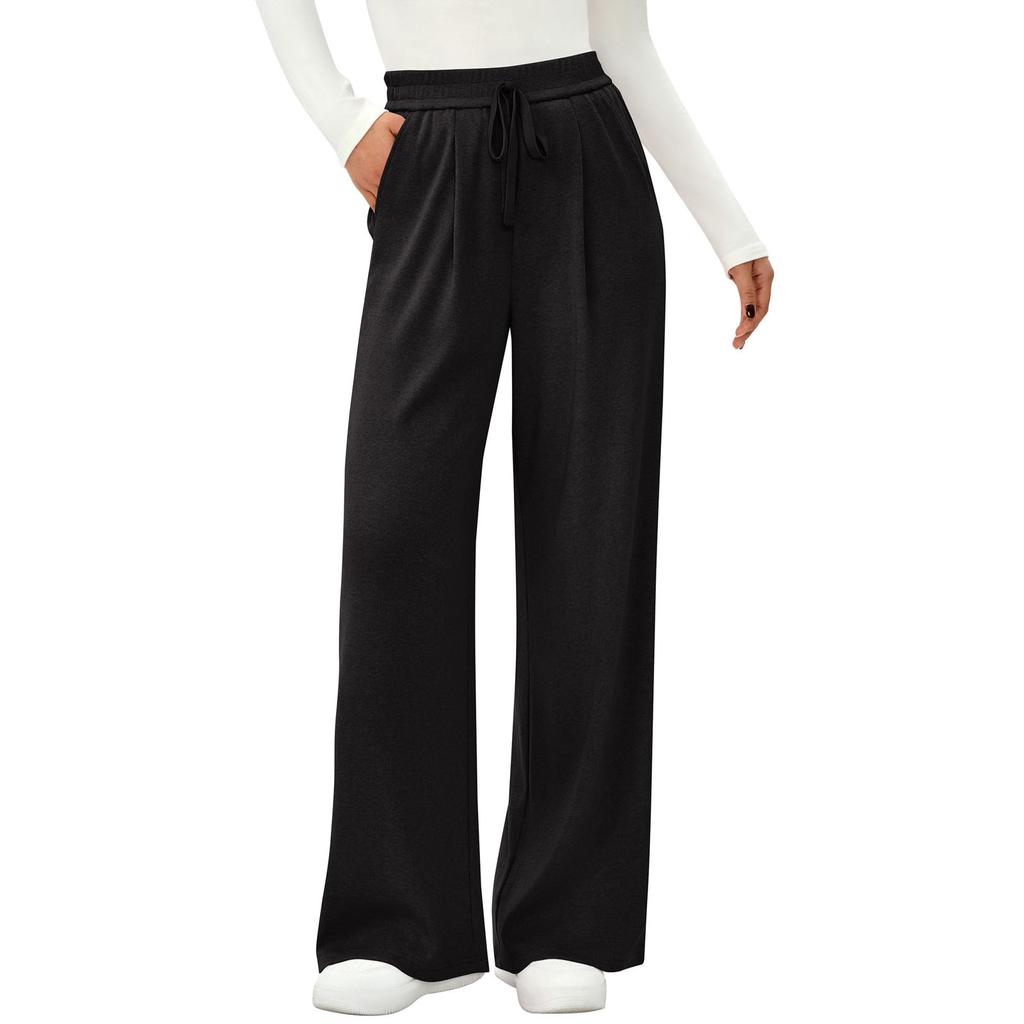 Women High Waisted Pants Casual Pants with Pockets