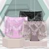 Women Panties Lace Briefs High Waist Underwear Female Intimates Mesh Breathable Underpants