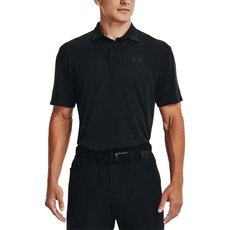 Under Armour Vanish Stampa Logo Senza Cuciture Polo a Maniche Corte Larghe Uomo Polo Nere 1370098-001